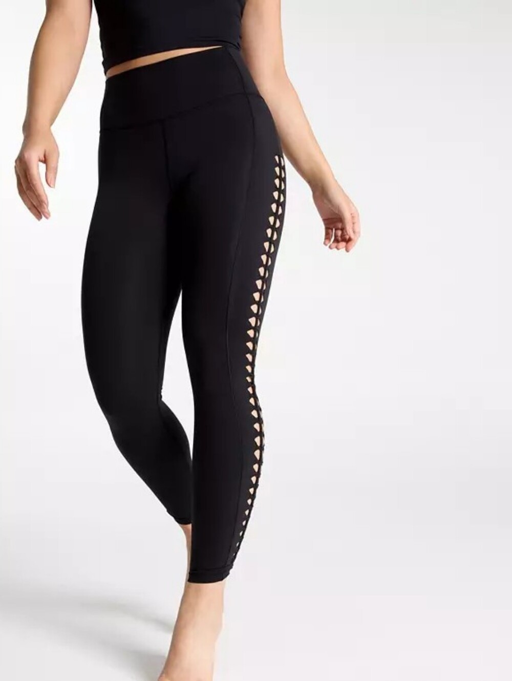 CALIA Women's Inspire Crochet 7/8 Leggings